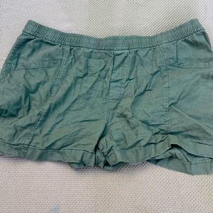 Green shorts